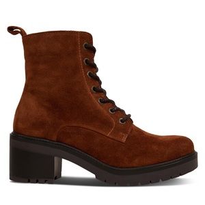 Floyd Brown Suede Lace Up Boots